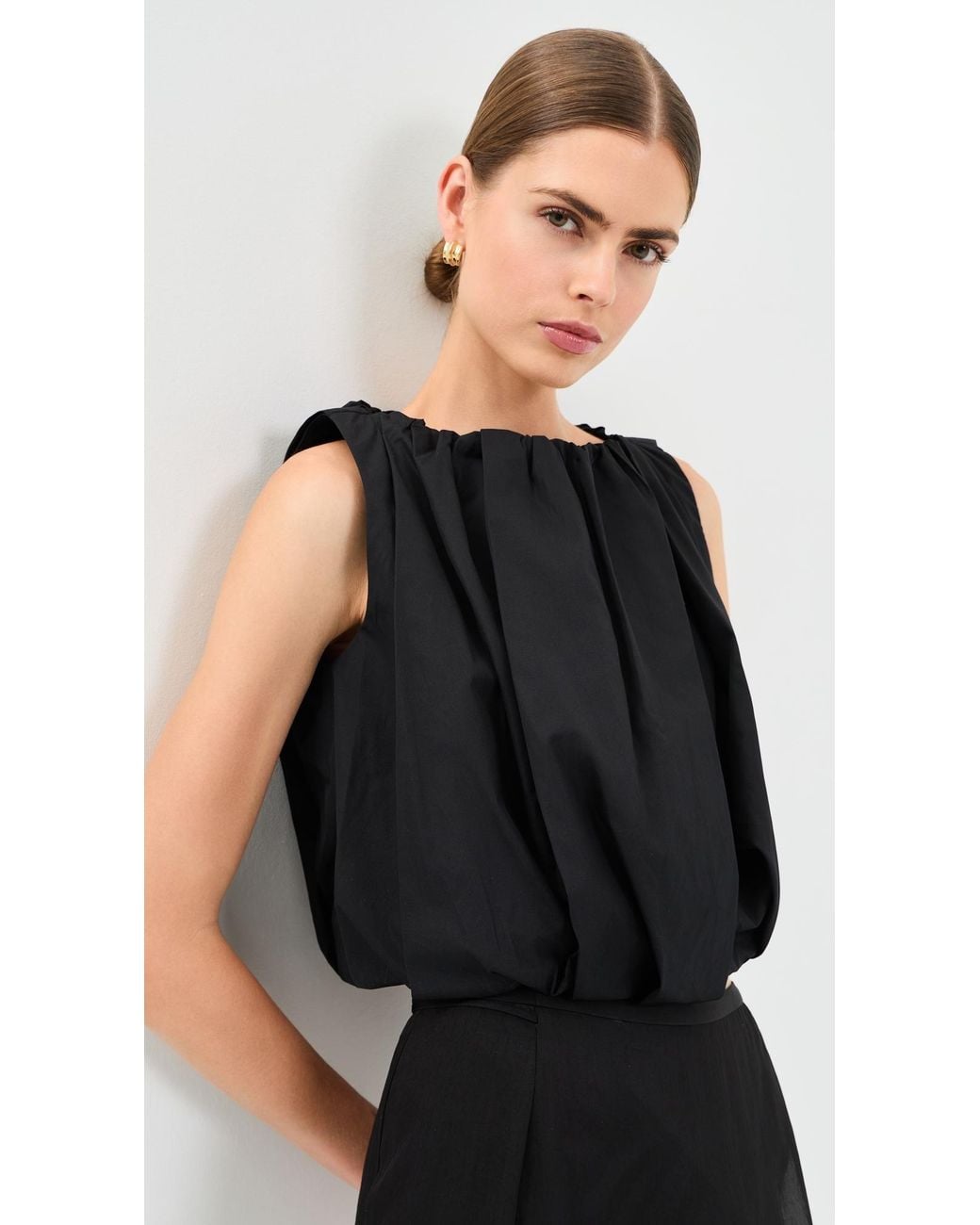 Co. Black Bubble Top