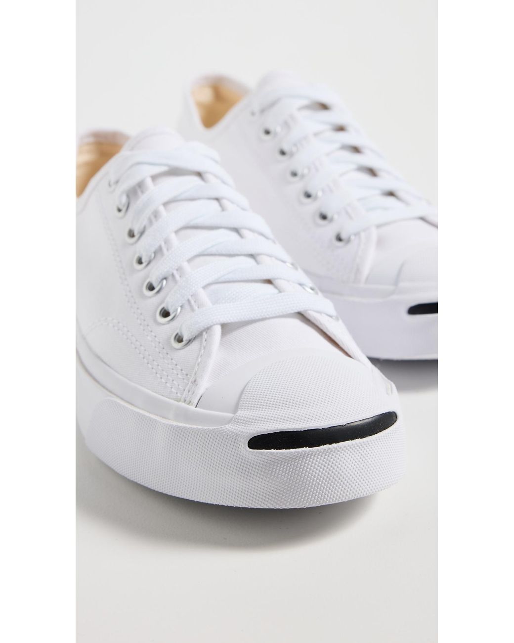 Converse Jack Purcell Canvas Sneakers in White | Lyst