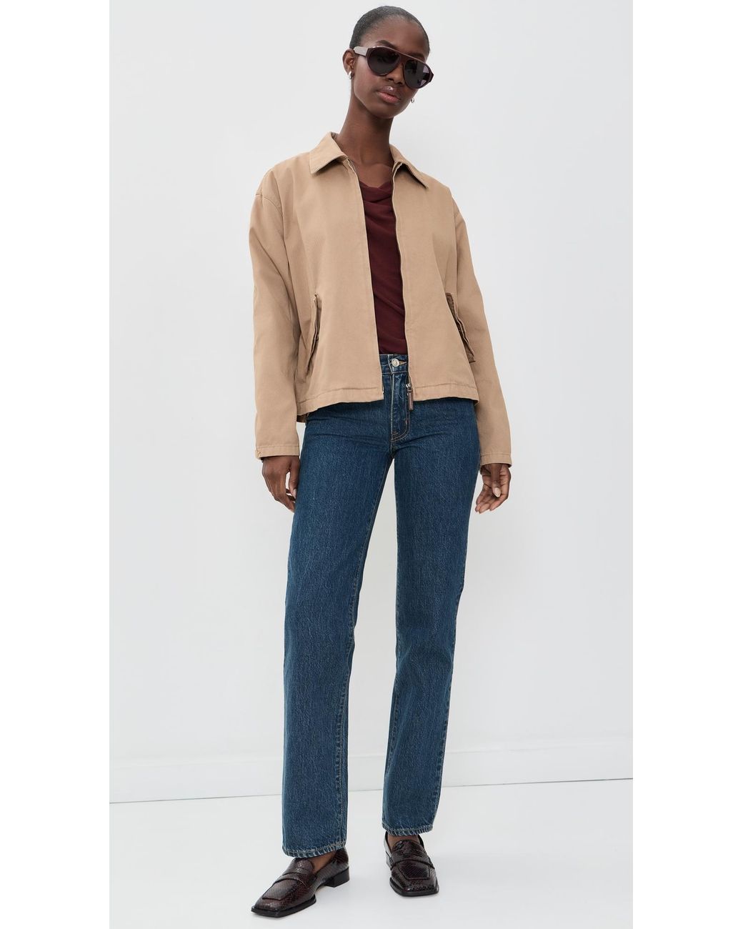 Vince Natural Washed Cotton Jacket