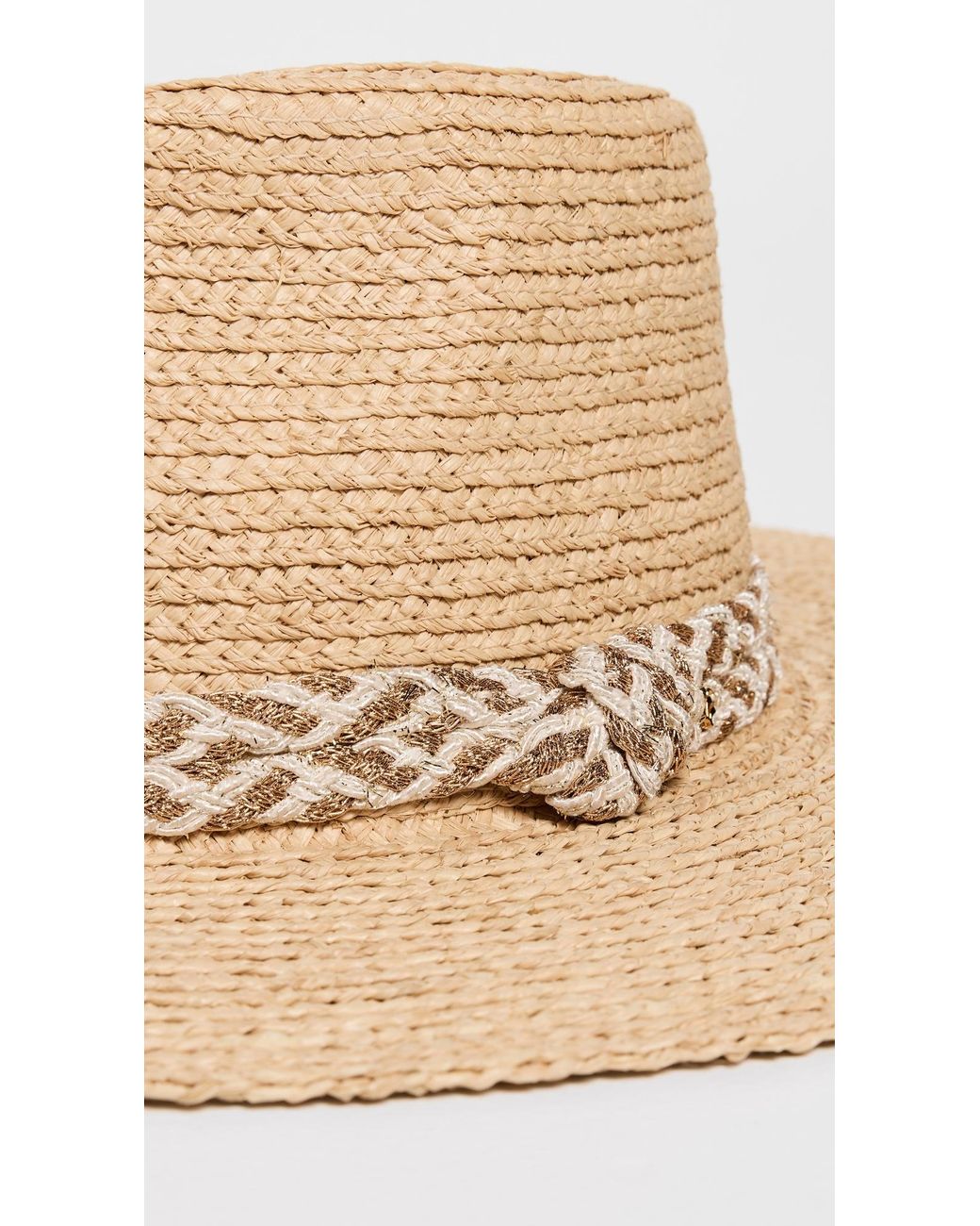 Lele Sadoughi Braided Rope Straw Hat in White | Lyst display picture 2