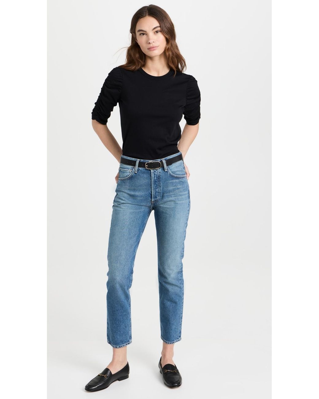 Veronica Beard White Waldorf Tee