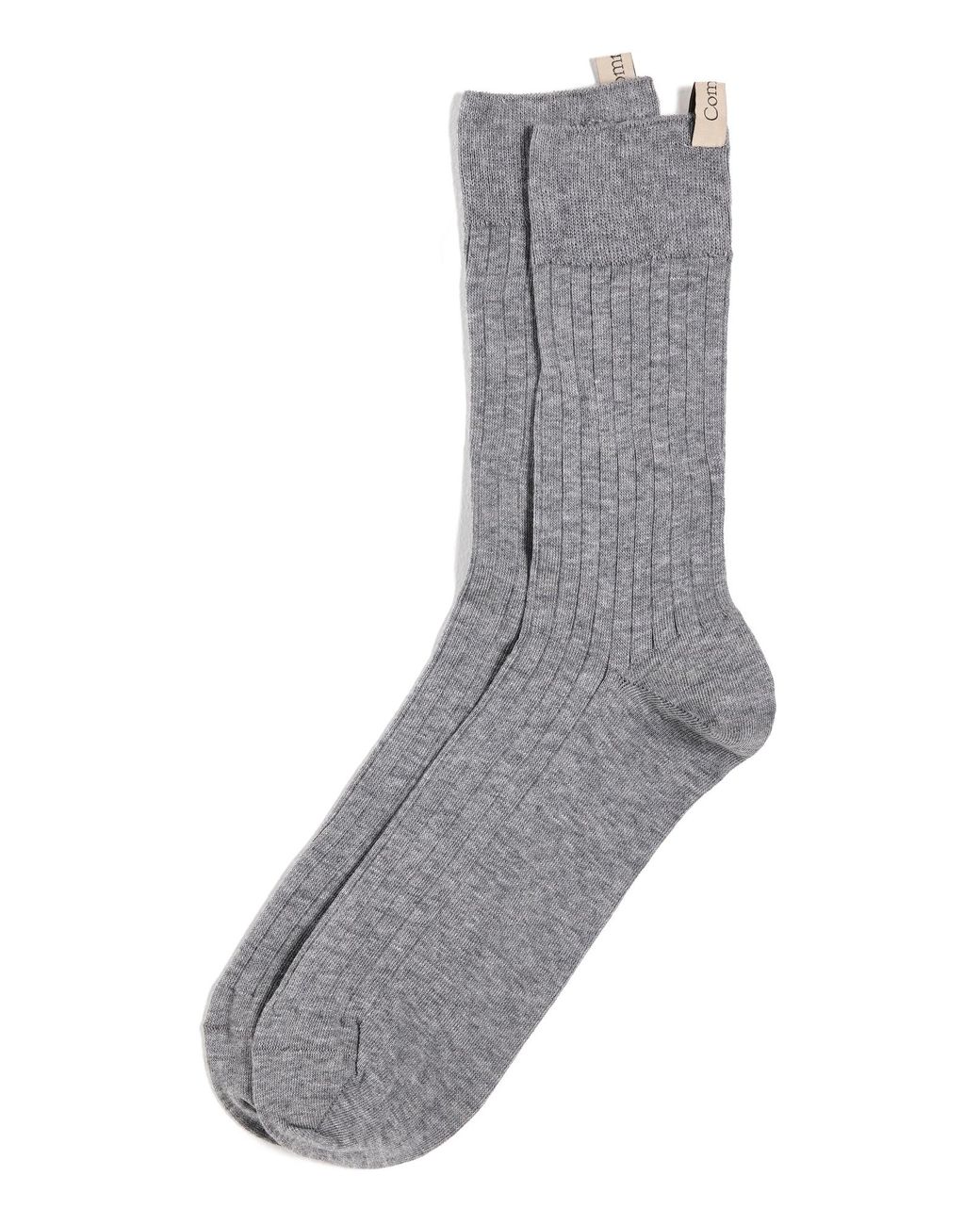 Comme Si Gray The Yves Socks