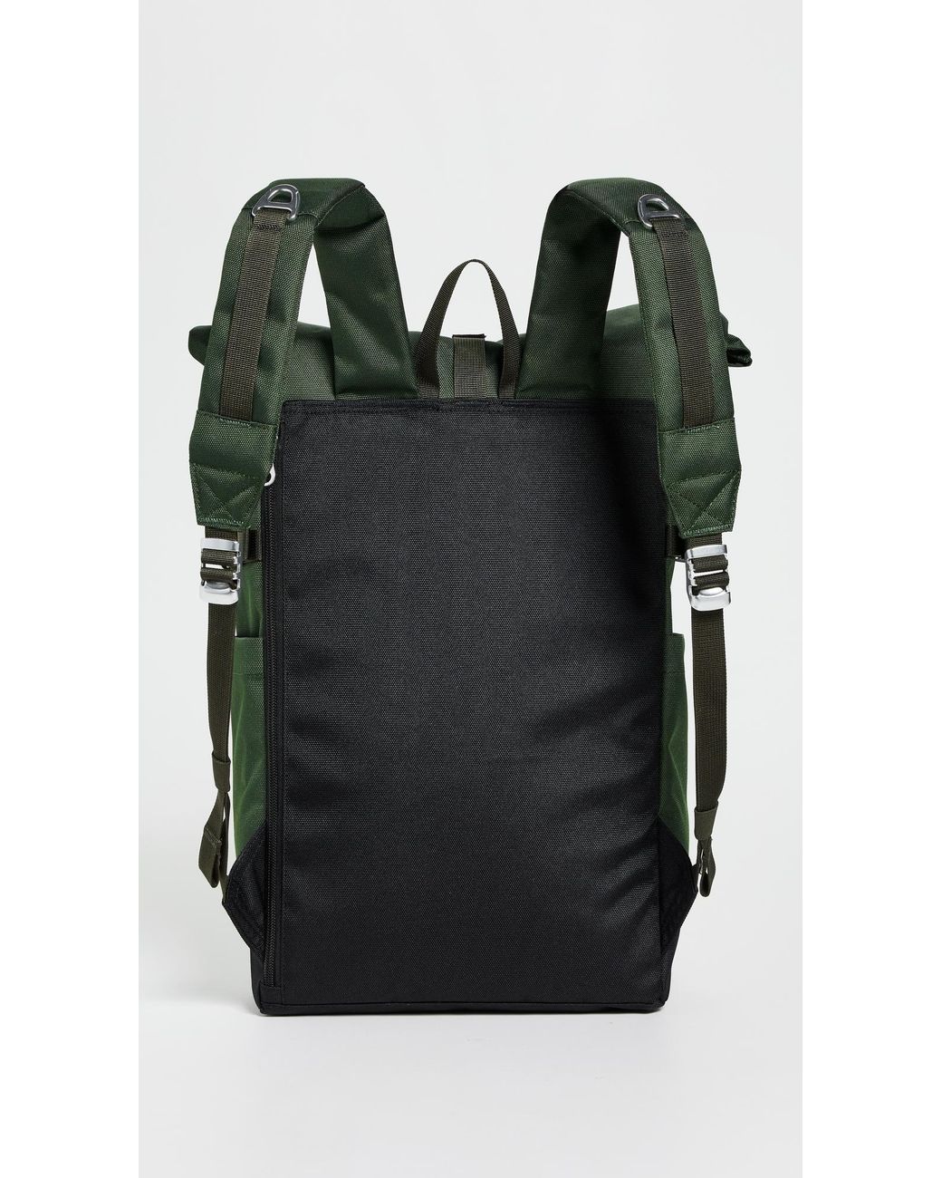 Sandqvist Green Icon Medium Rolltop Backpack for men