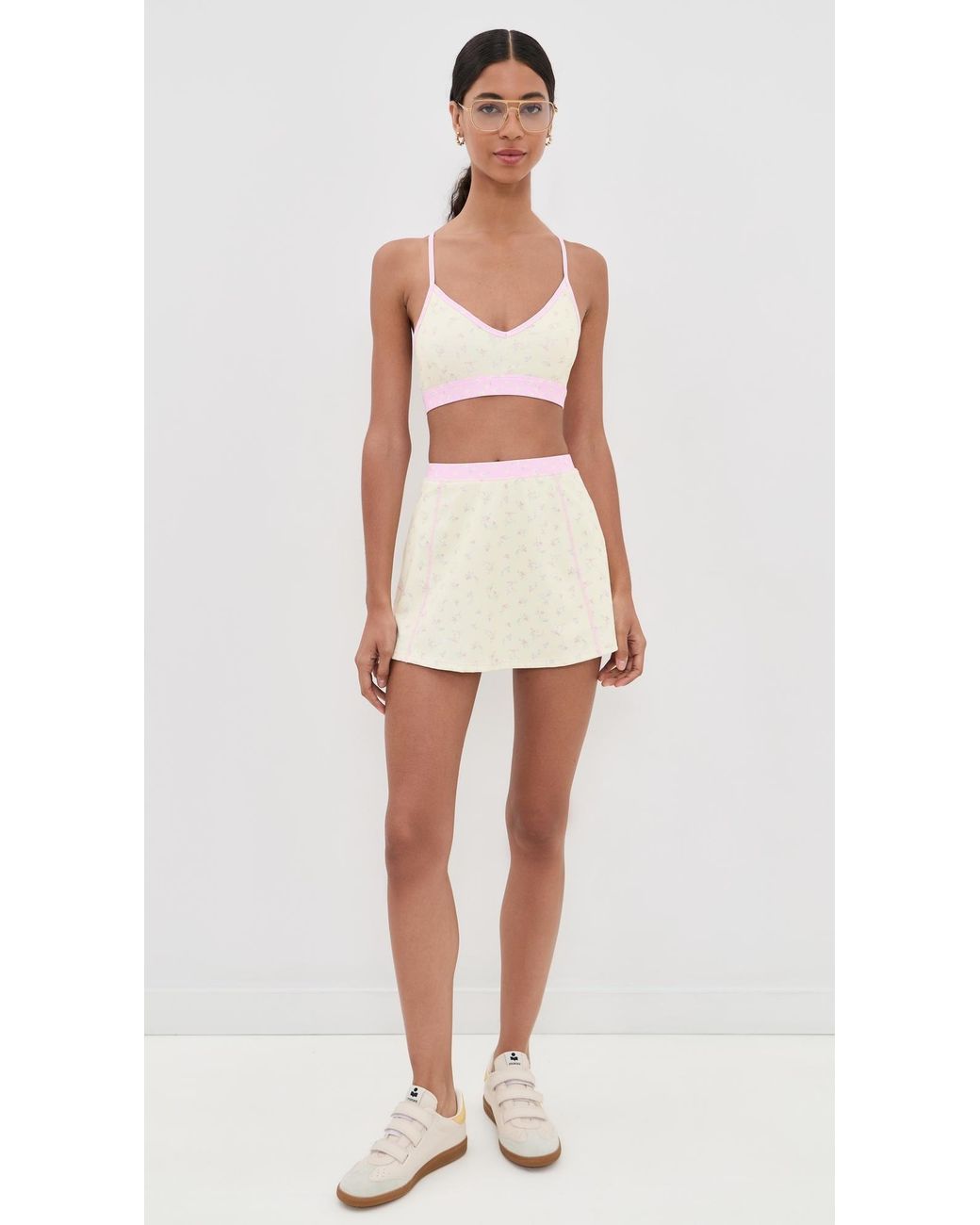 LoveShackFancy Red Jolanda Bra