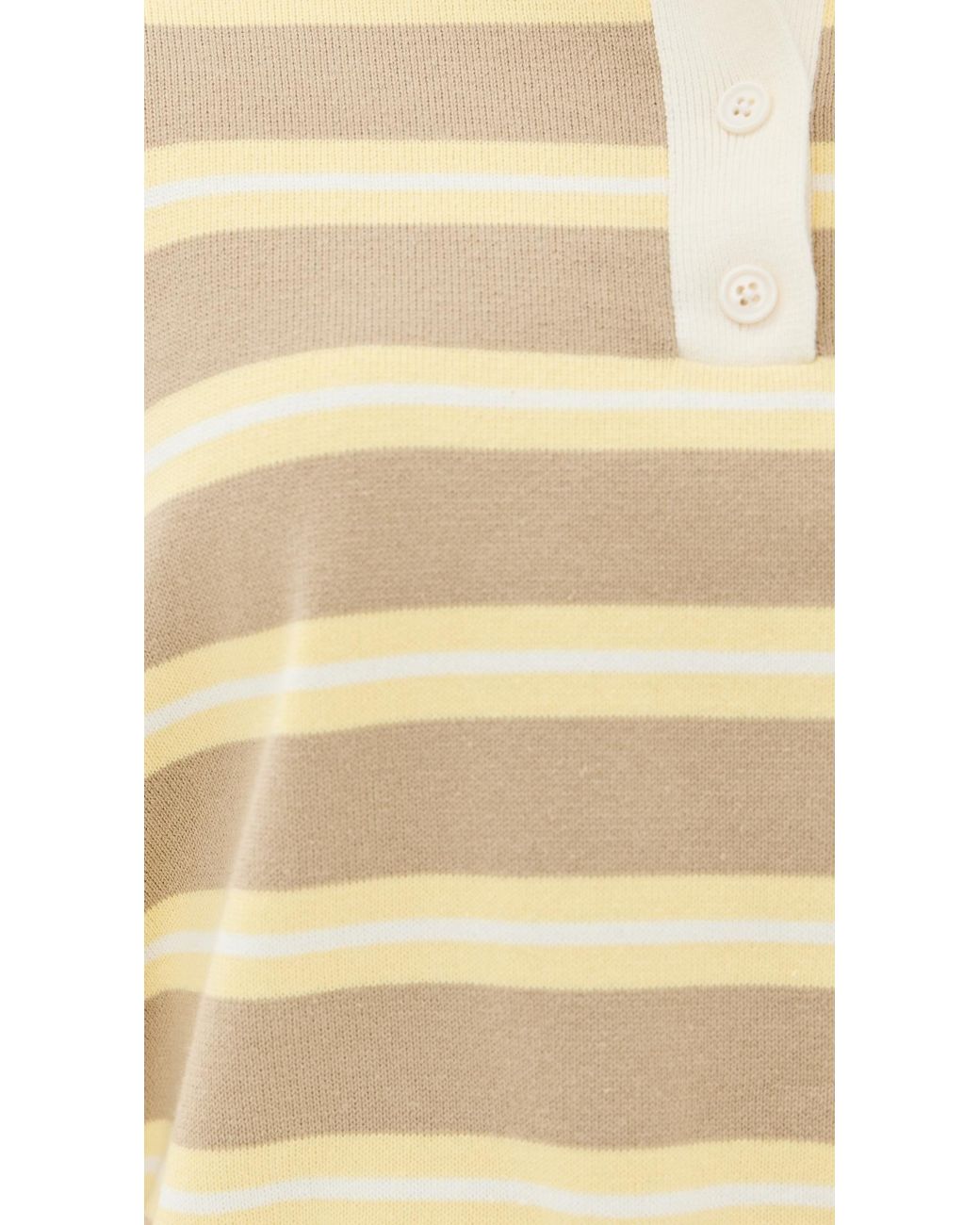 Le Bos Natural Zadie Cropped Polo