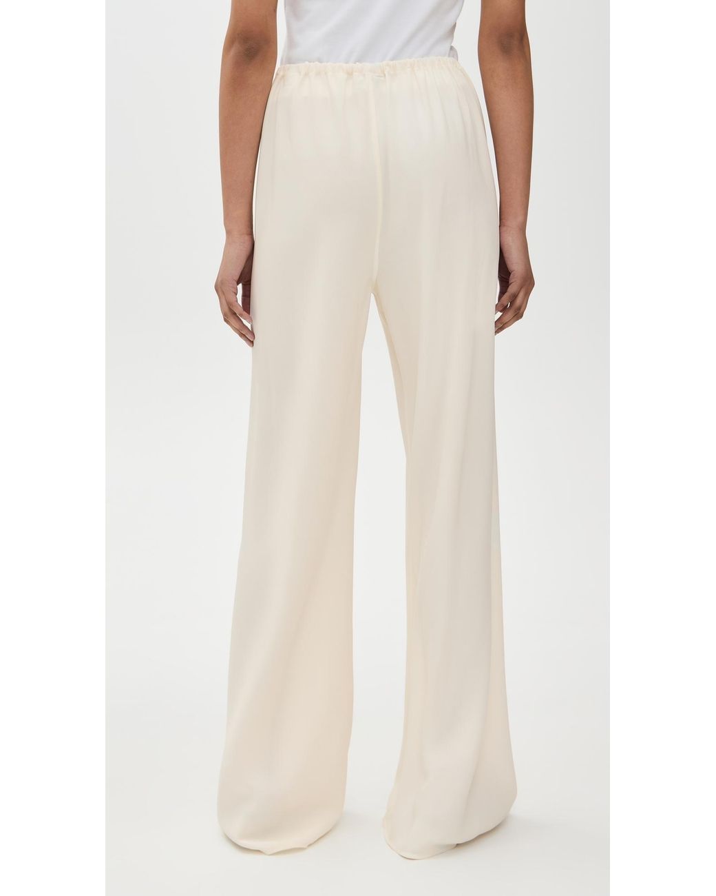 Staud White Stroll Pants