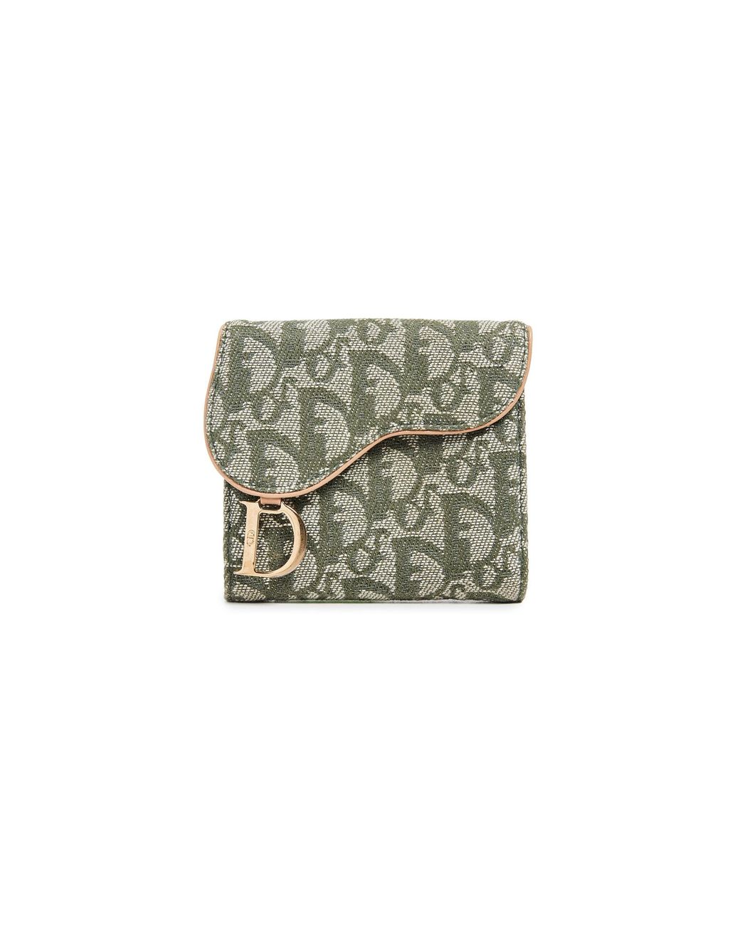 Dior green wallet sale