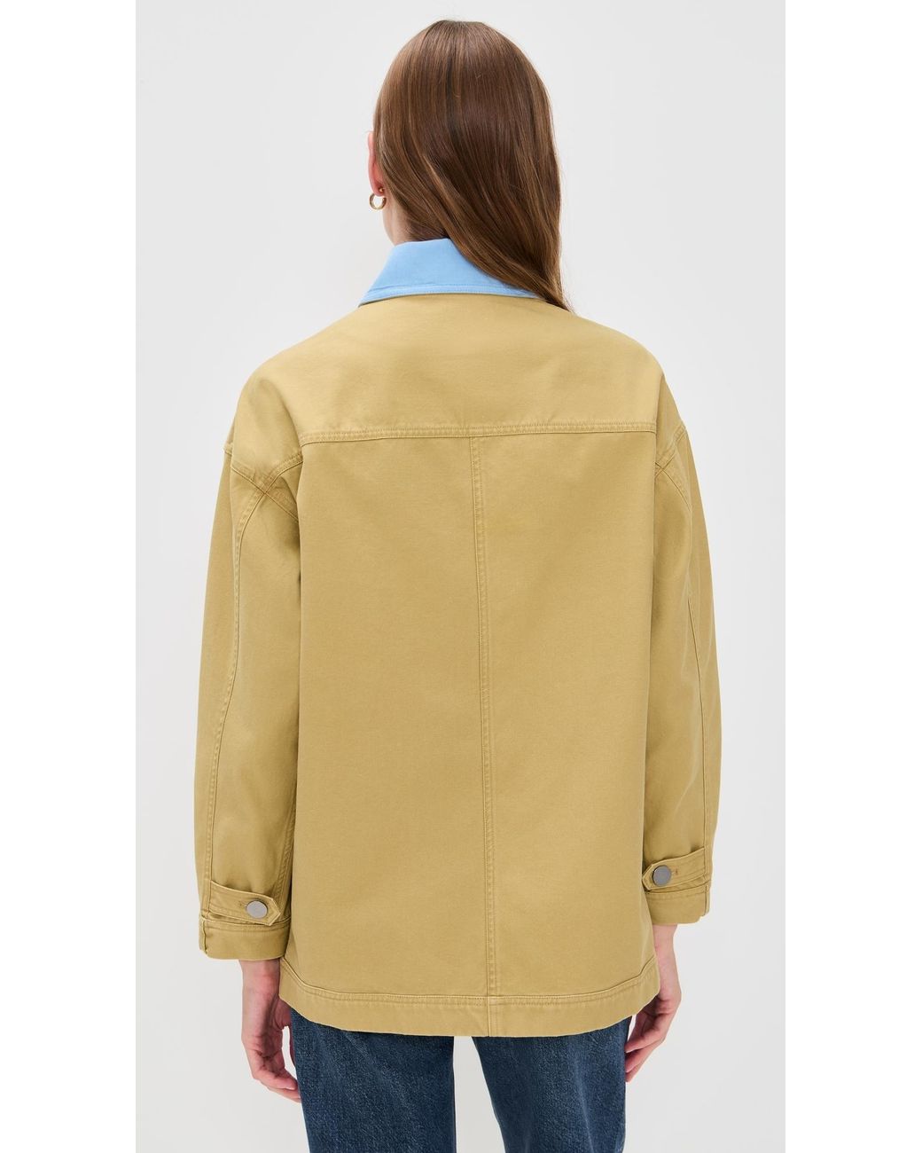 Le Bos Natural Dree Mid- Length Oversized Barn Jacket