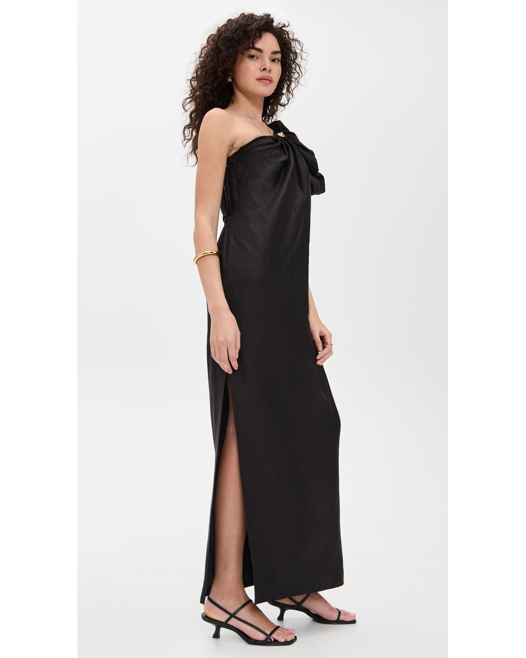 knee length dresses for ladies Aje - Cira Midi Dress (Size 16)  Goldie's