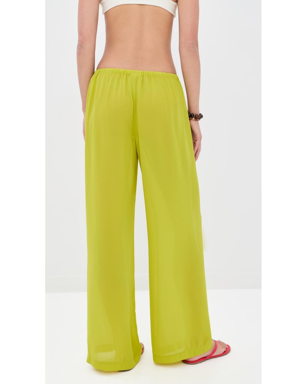 Staud Yellow Stroll Pants