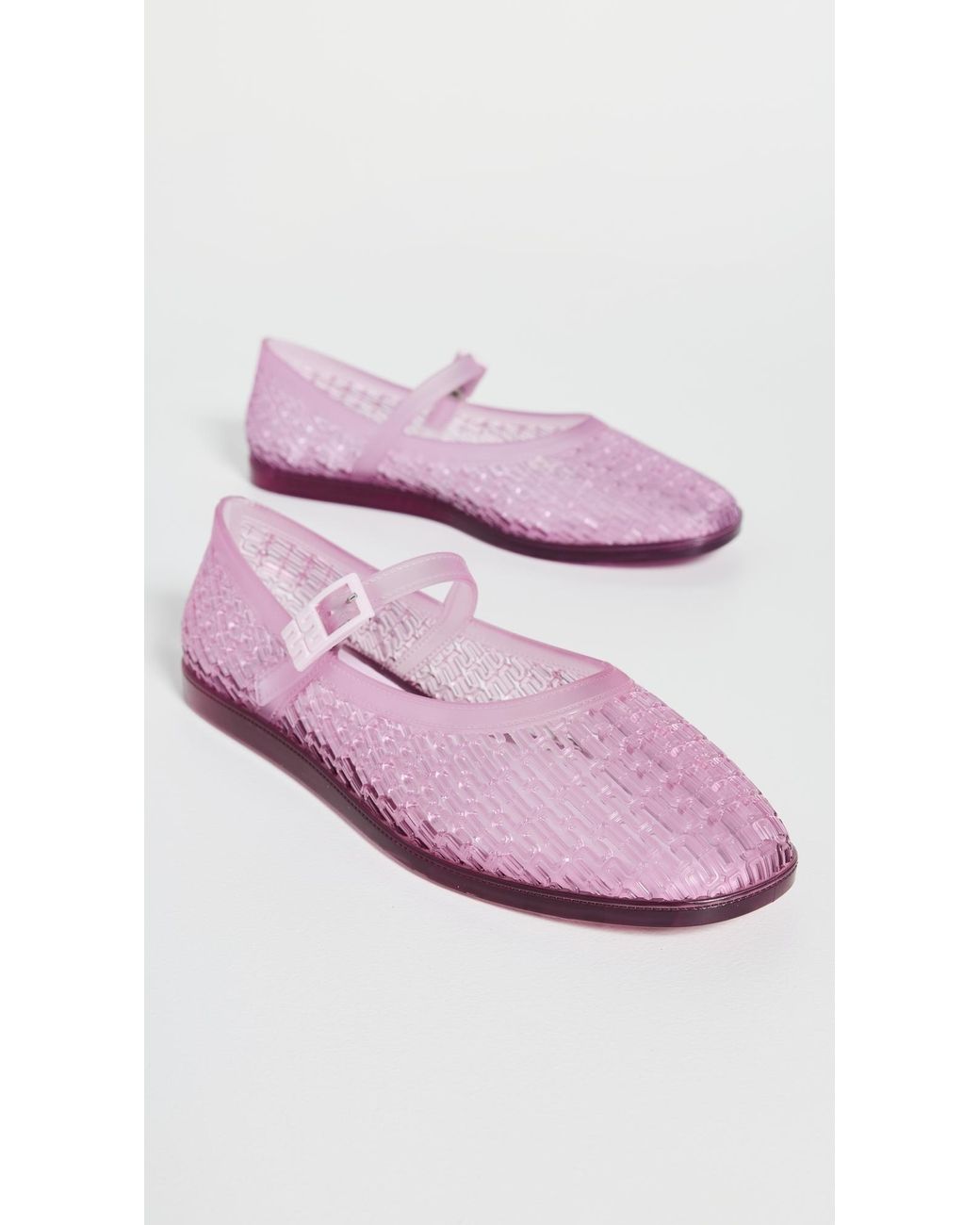Melissa Pink Harper Jelly Ballet Flats
