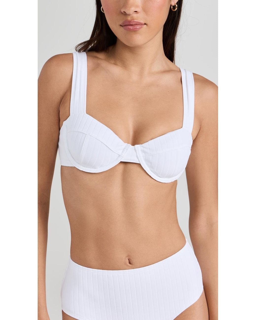 Solid & Striped Blue The Lilo Bikini Top