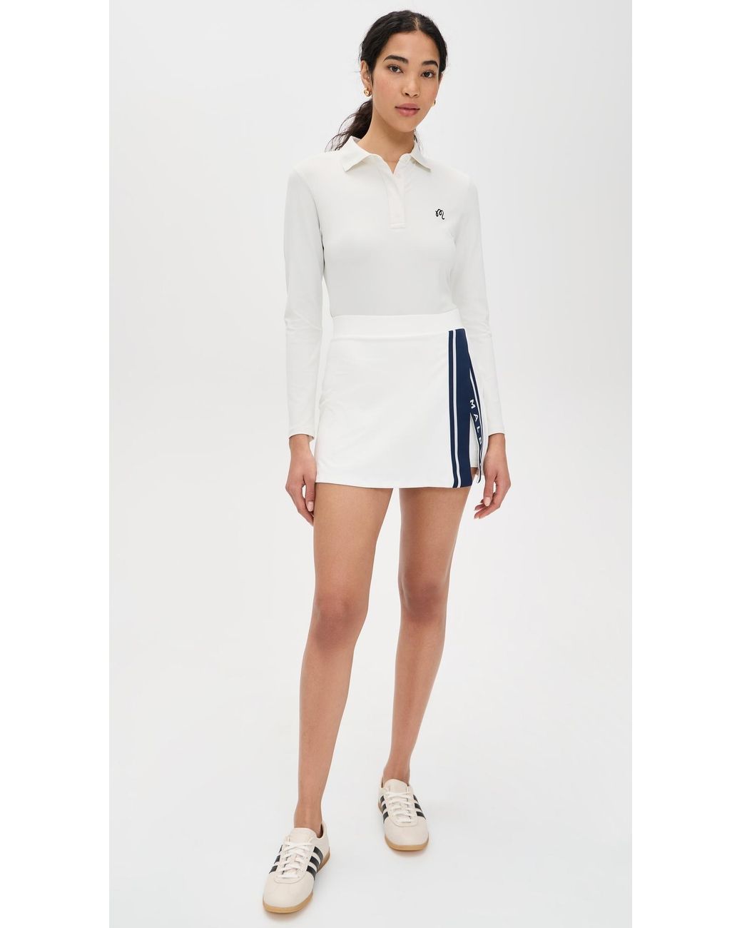 Malbon White Venus Polo