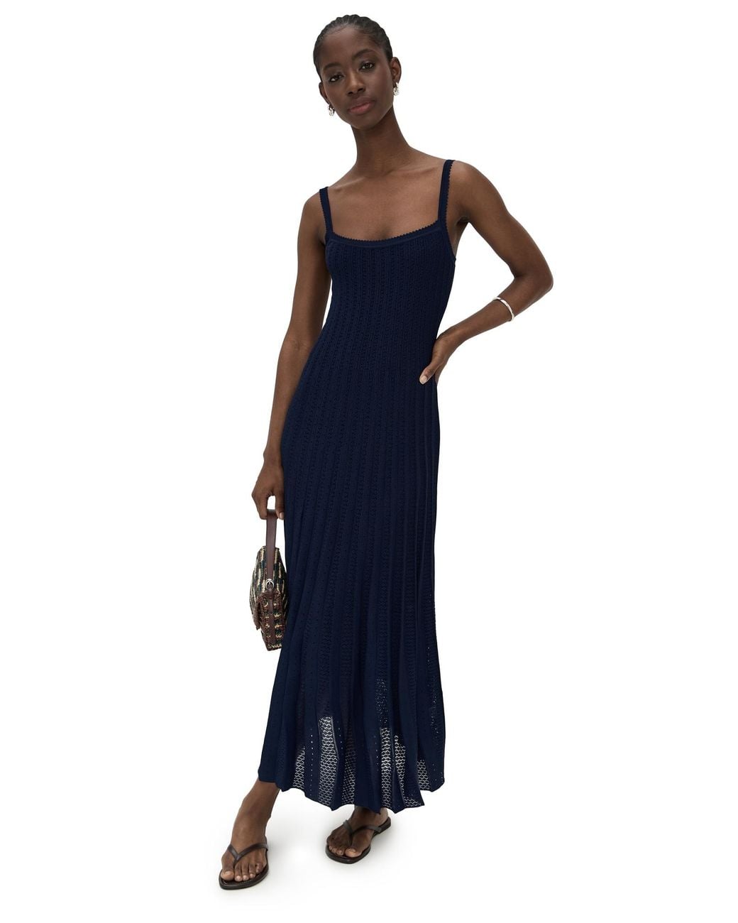STAUD Ellen Dress in Blue | Lyst