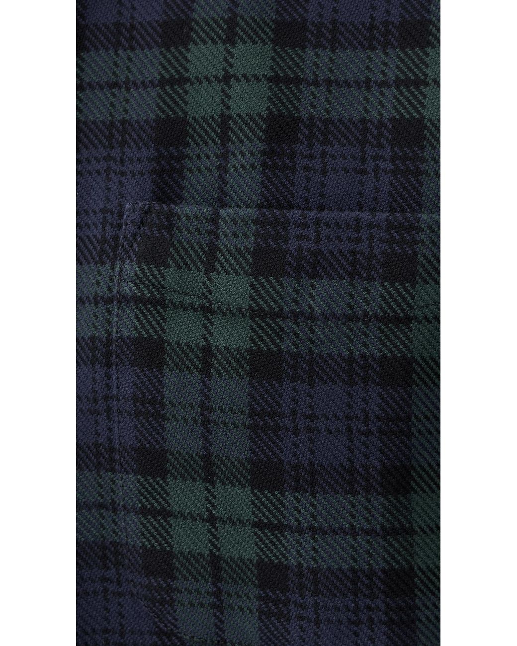 Rag & Bone Blue Cpo Flannel Shacket for men