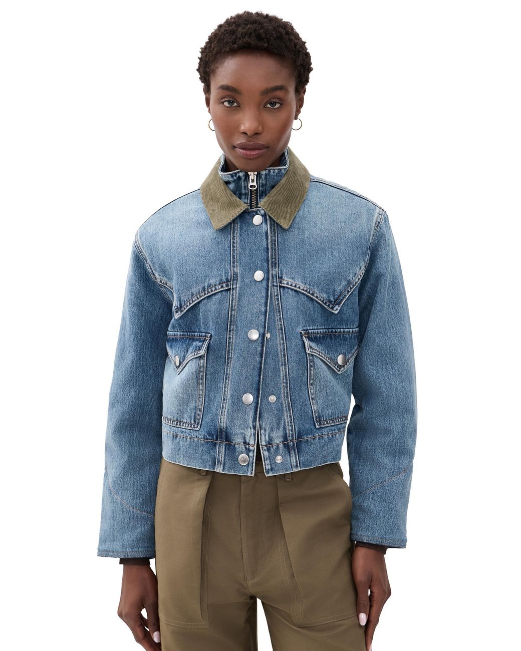 Veronica Beard Blue Wegner Denim Jacket