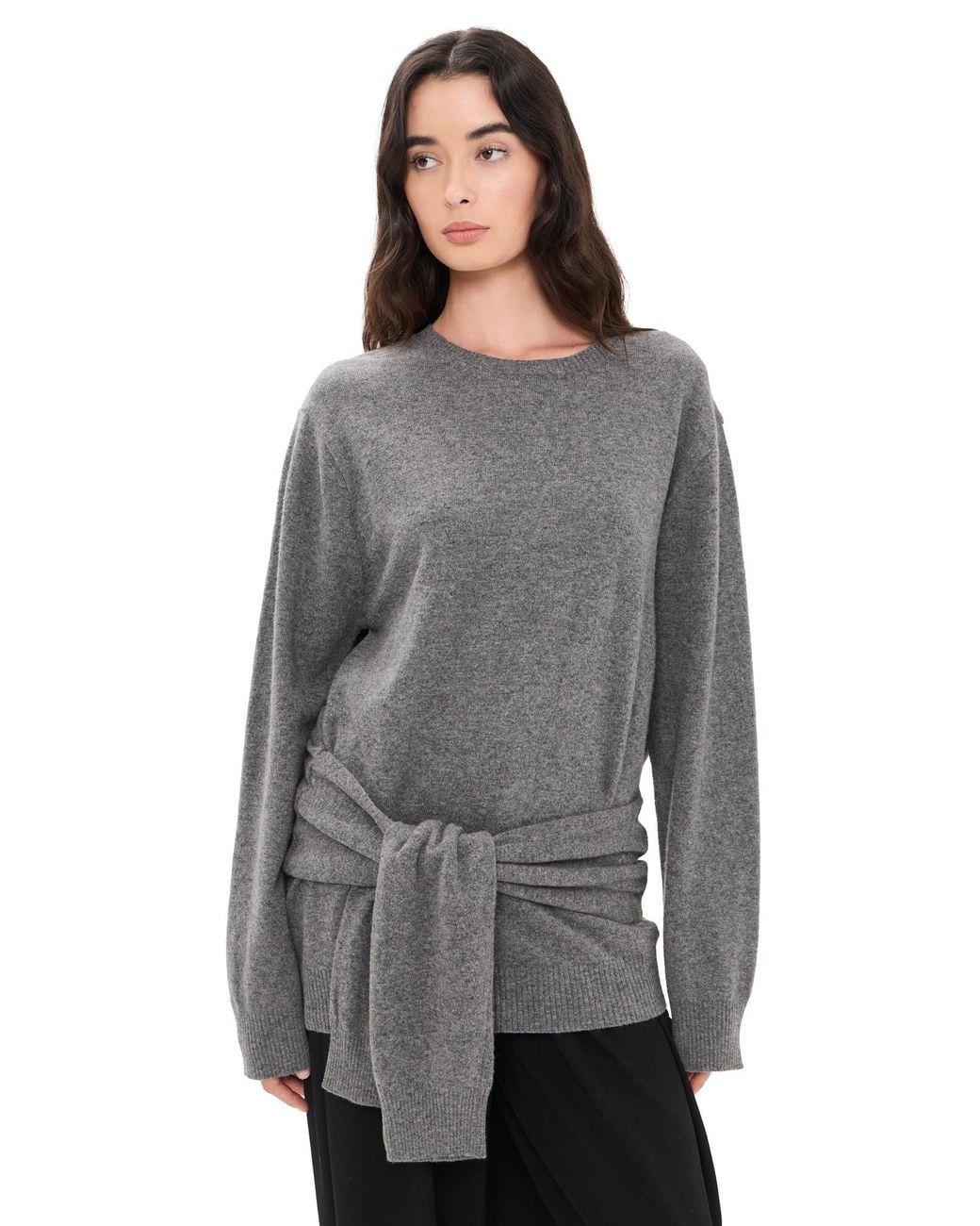 Source Unknown Gray Tio Extra Shawl Sweater