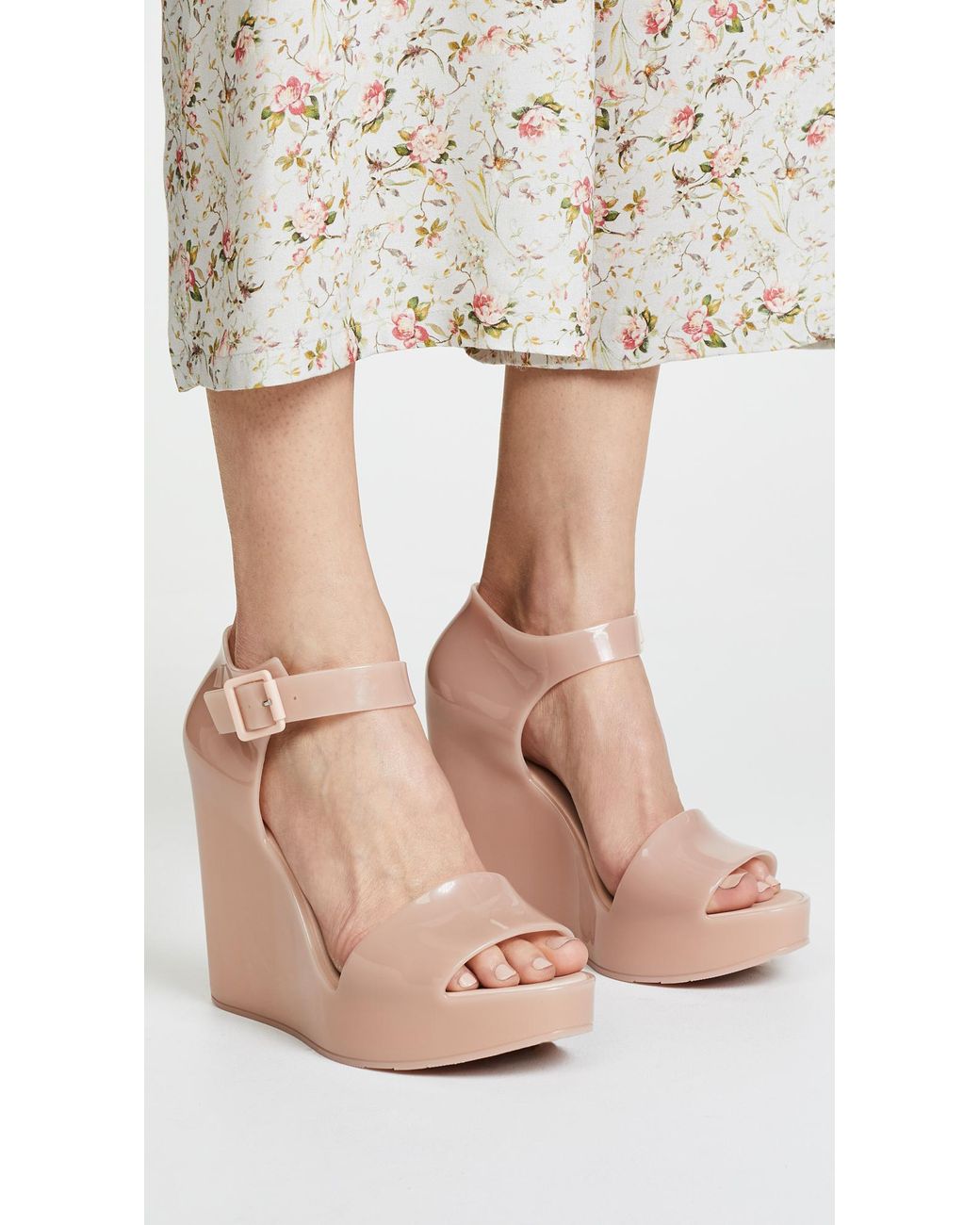 Melissa Mar Wedge Sandals in Pink Lyst Canada