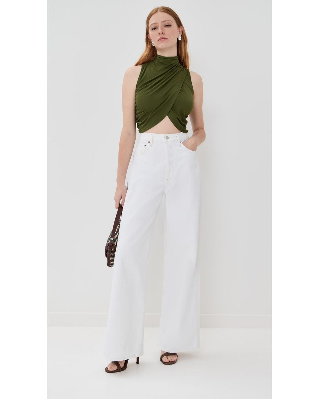 Le Bos Green Mel Top