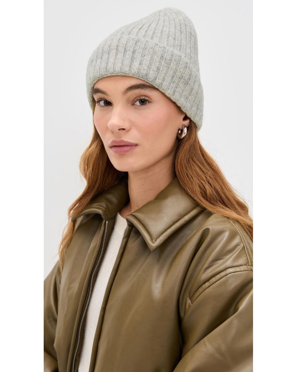 Hat Attack White Key Beanie