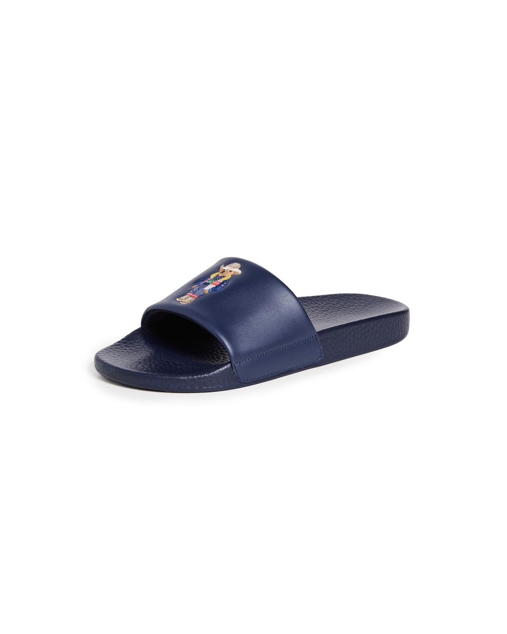 Polo Ralph Lauren Polo Bear Slides in Blue for Men | Lyst display picture 1