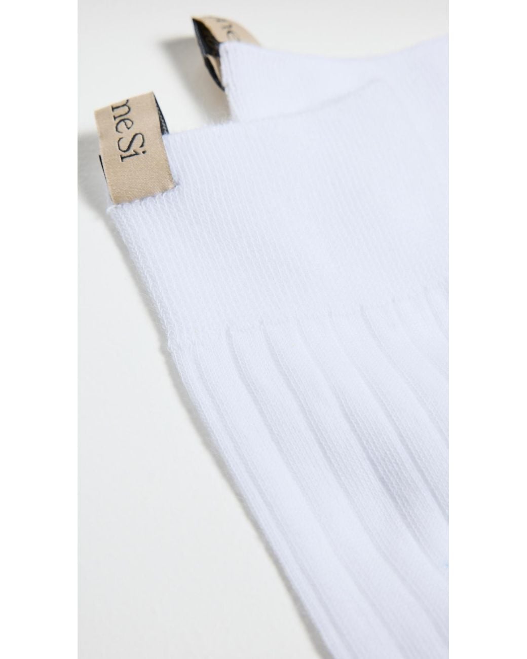 Comme Si White The Yves Socks
