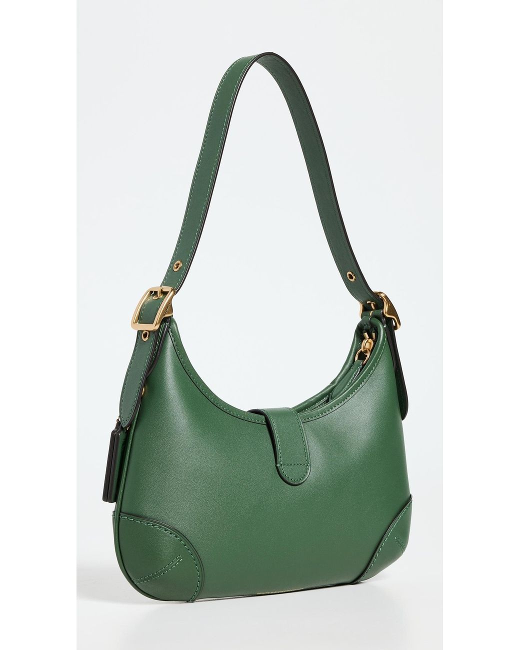 バッグ Coach Signature Soft Clip Hobo Bag Green COACH The Originals Hobo Bag in Green | Lyst
