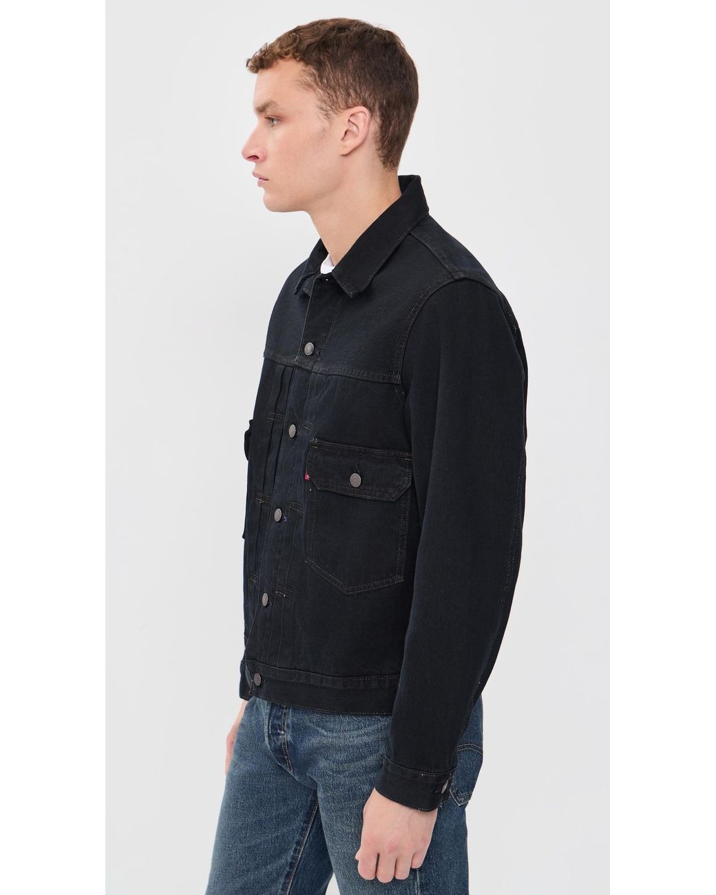 Levi's Black Type 2 Trucker Jacket for men