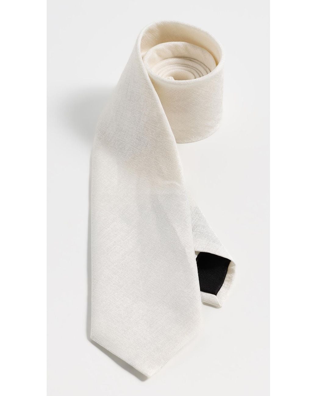 Boss White H-Tie for men