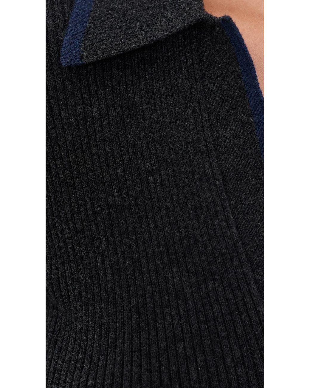 Faherty Brand Black Throwback Sweater Dress