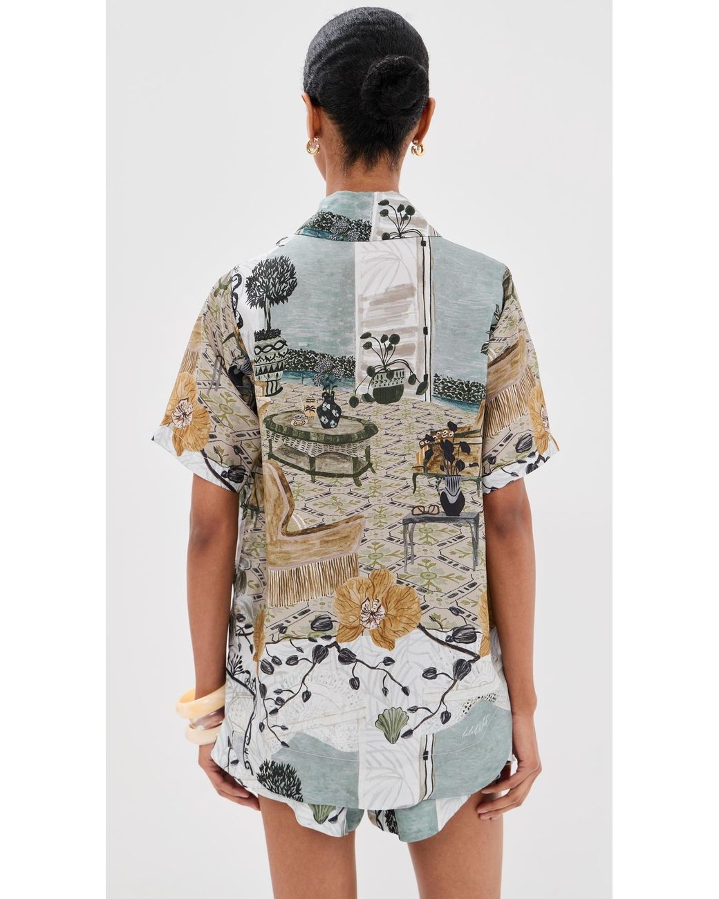 Isla & White Multicolor Sol Top