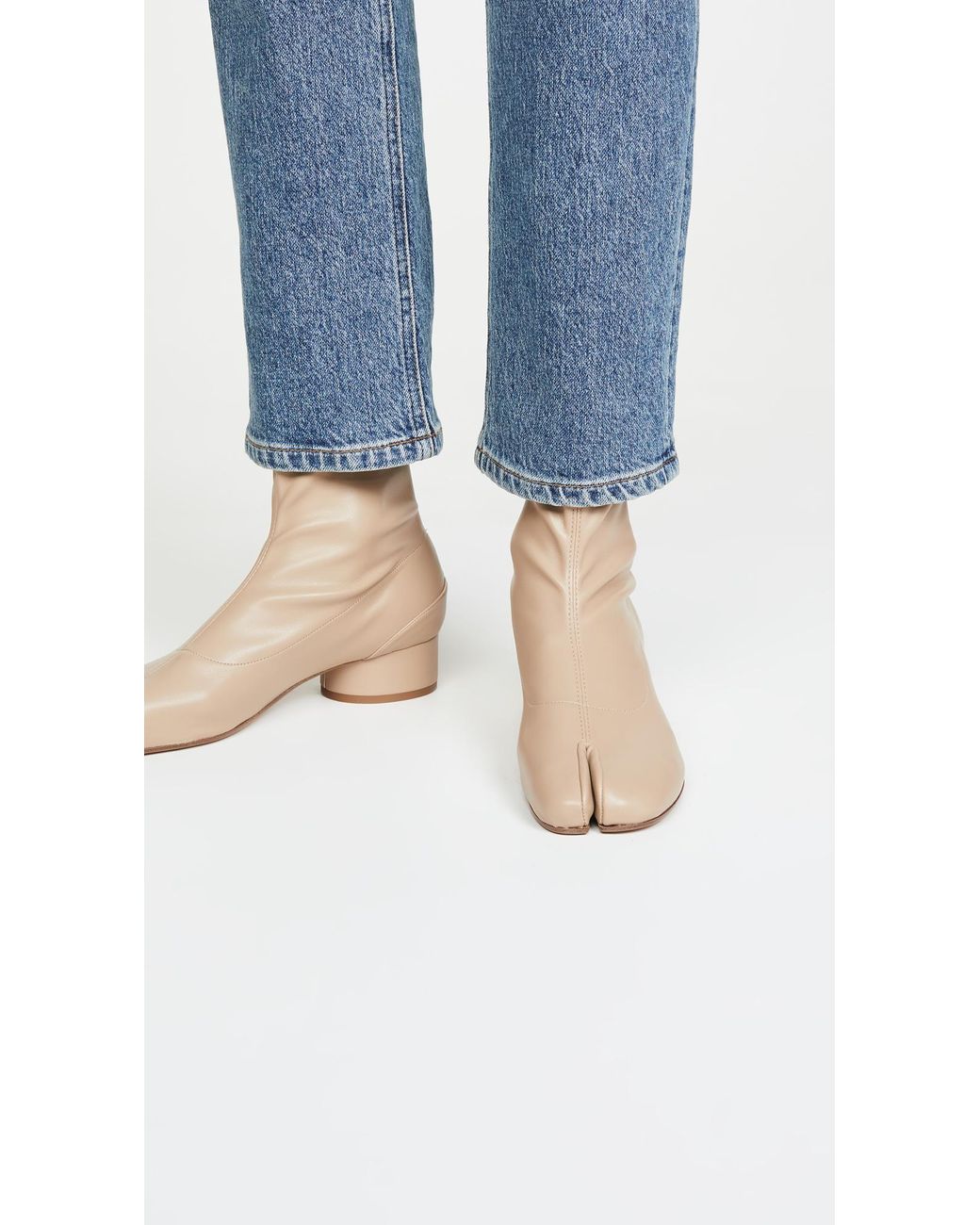 Maison Margiela Tabi Faux Leather Sock 