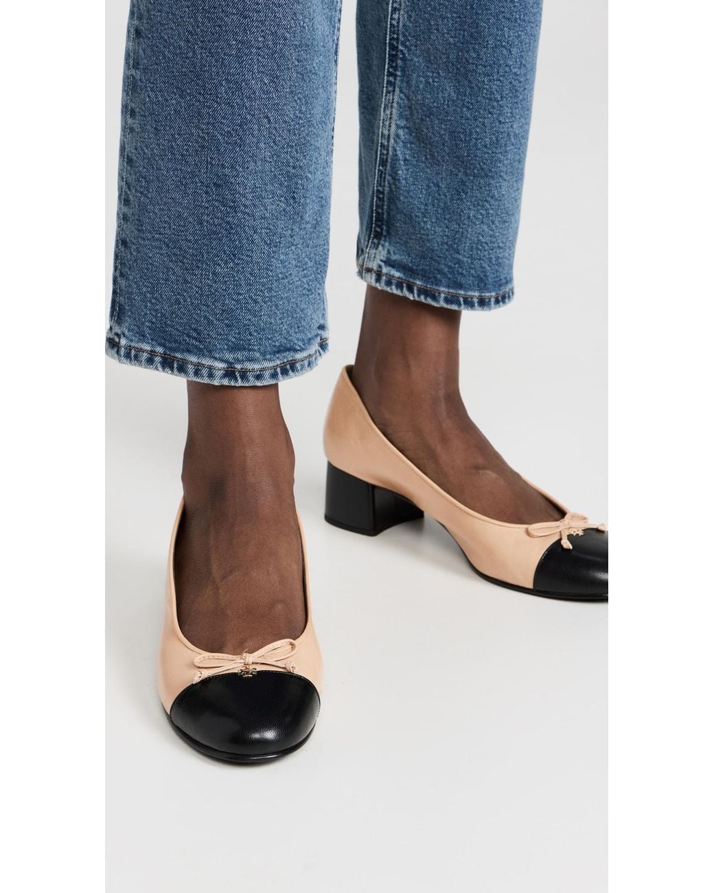 Tory Burch Natural Pumps