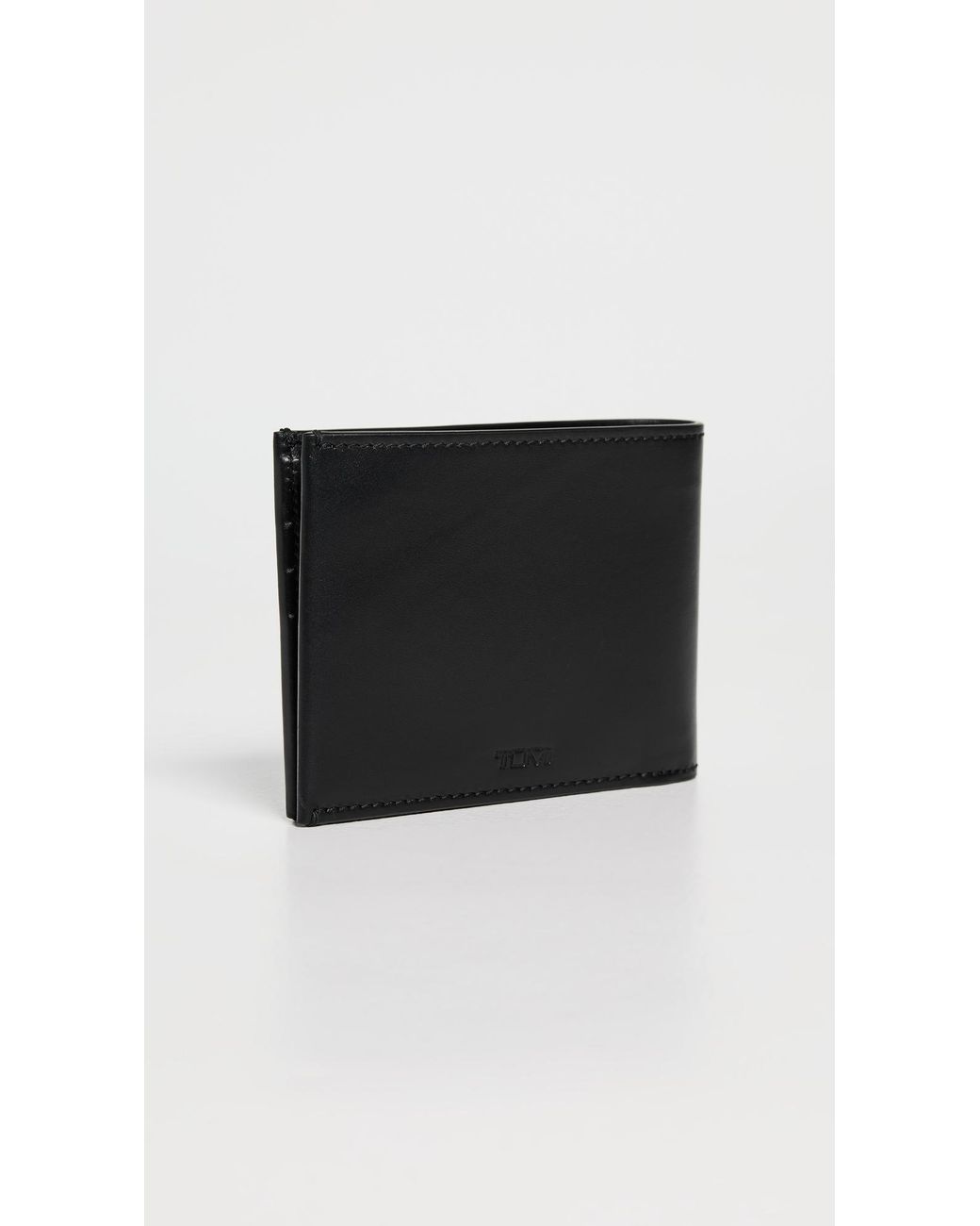 Tumi Black Double Billfold Wallet for men