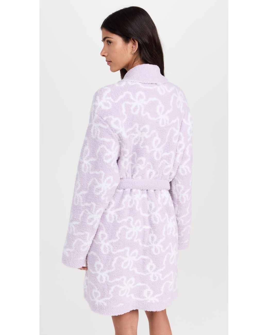 LoveShackFancy Purple Teddy Robe