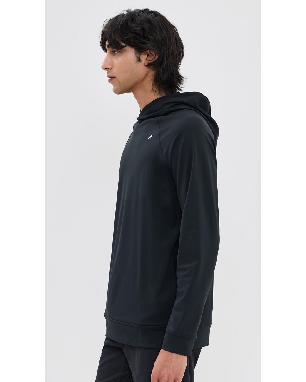 Redvanly Black Larkin Performance Hoodie for men