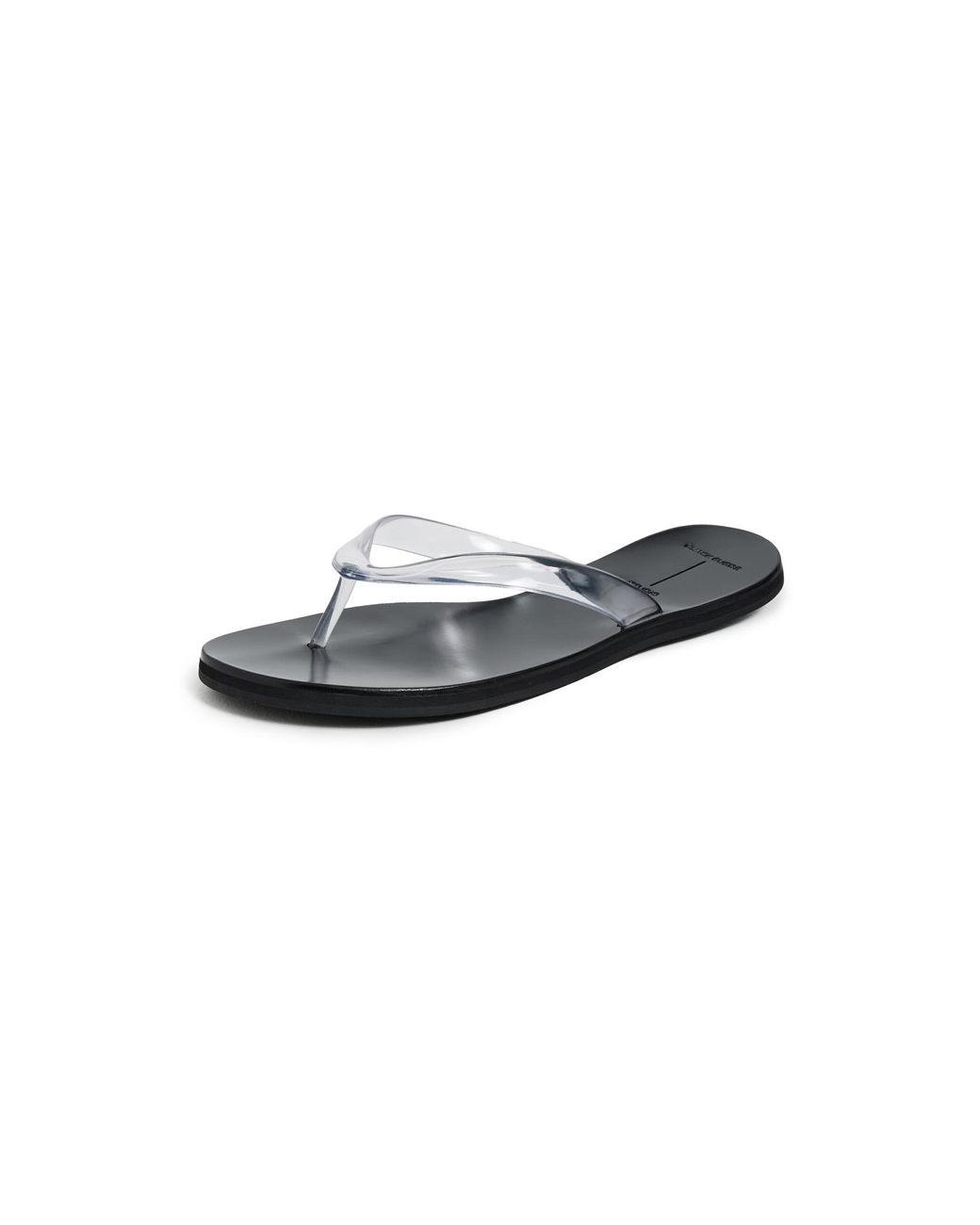 Black Suede Studio Black Jelly Sandals