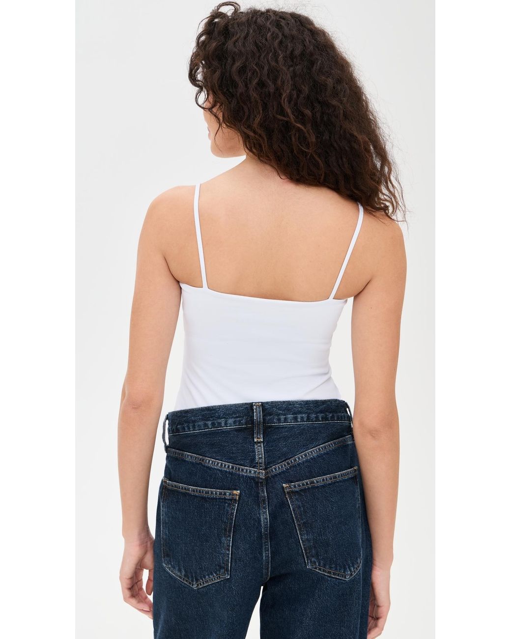 Monaco String Susana Monaco Carryover Straight String Top in White | Lyst