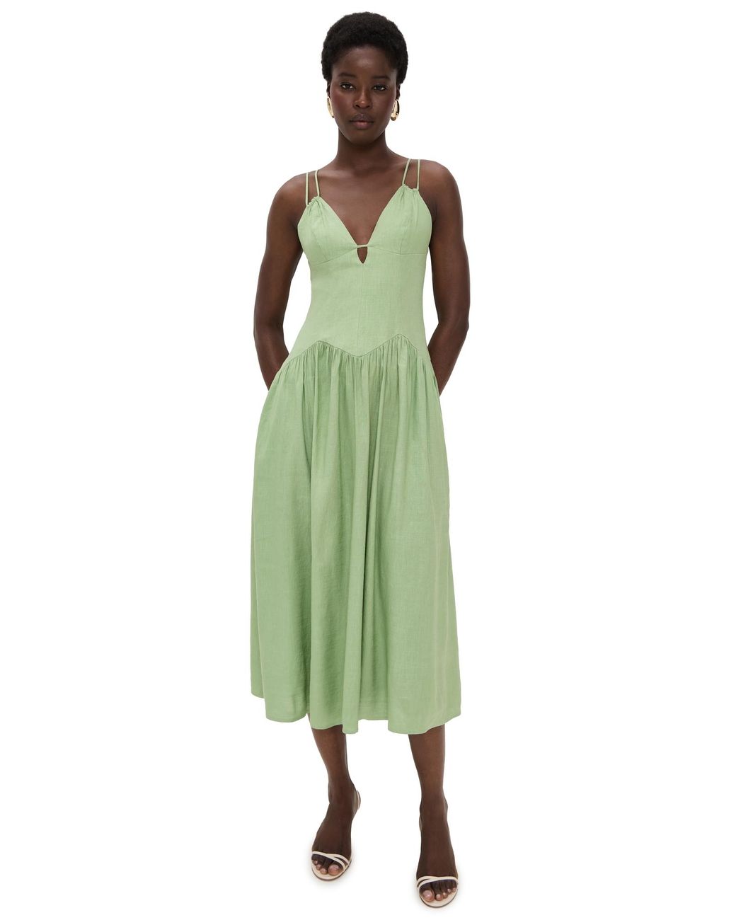 Cult Gaia Darcey Dress in Green | Lyst Canada