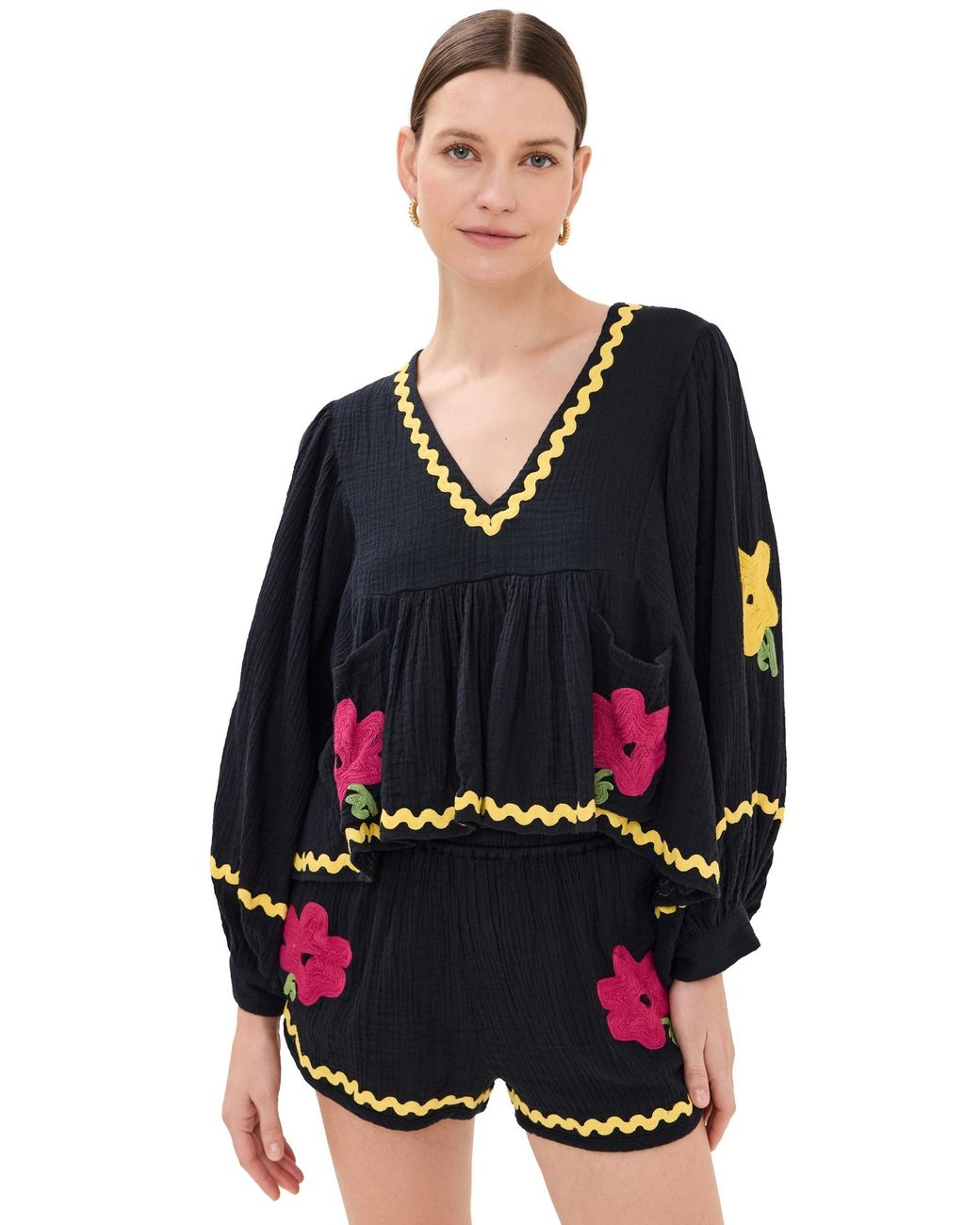 Rhode Tops RHODE Renata Top in Black | Lyst