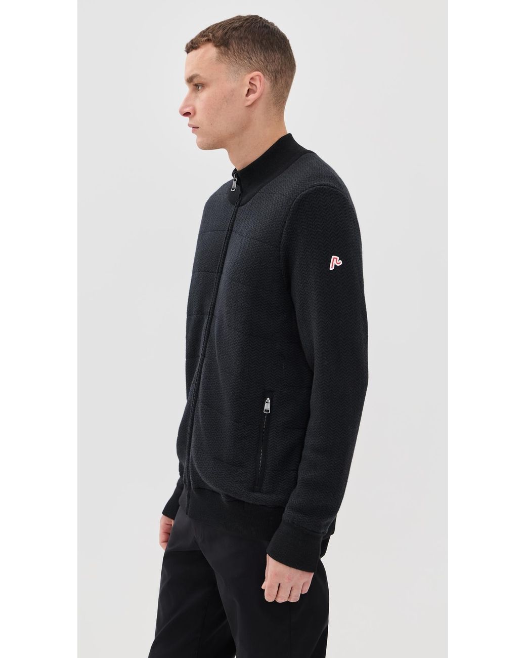 Redvanly Black Cliff Jacket for men