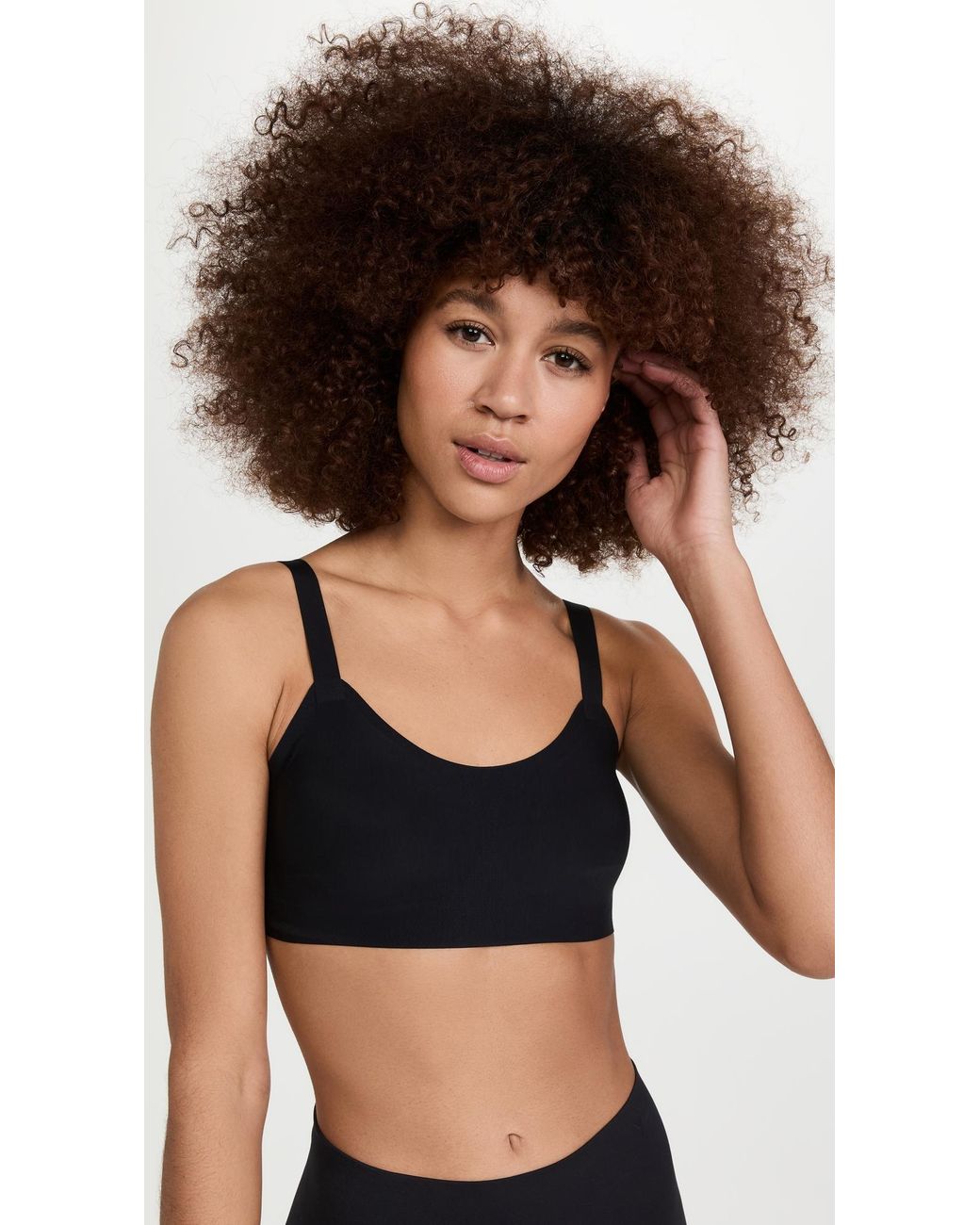 Commando Black Butter Soft Support Back Closr Bralette