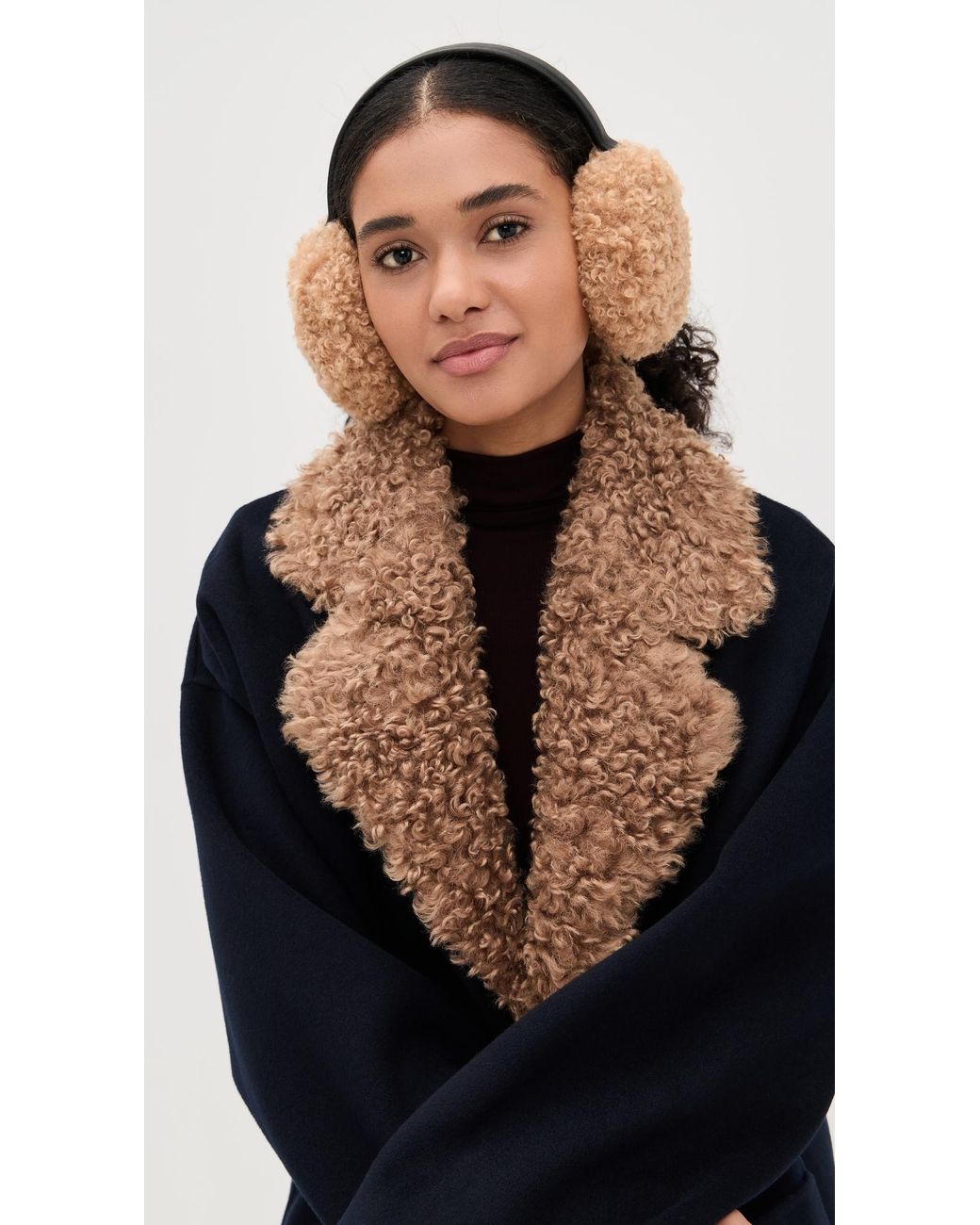 Apparis Natural Esme Bouclette Earmuffs