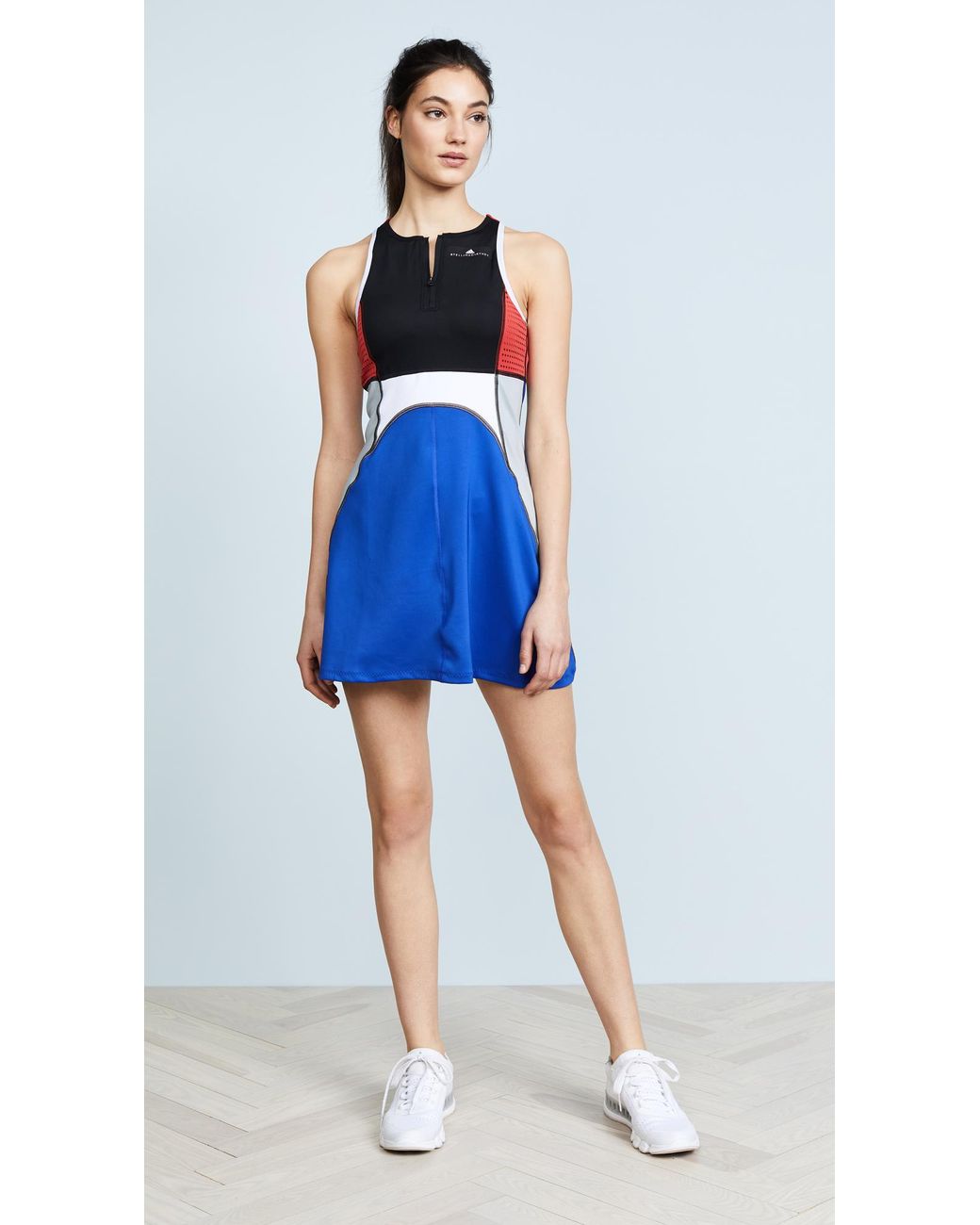 Finde sig i Sædvanlig bryst adidas By Stella McCartney Tennis Dress in Blue | Lyst