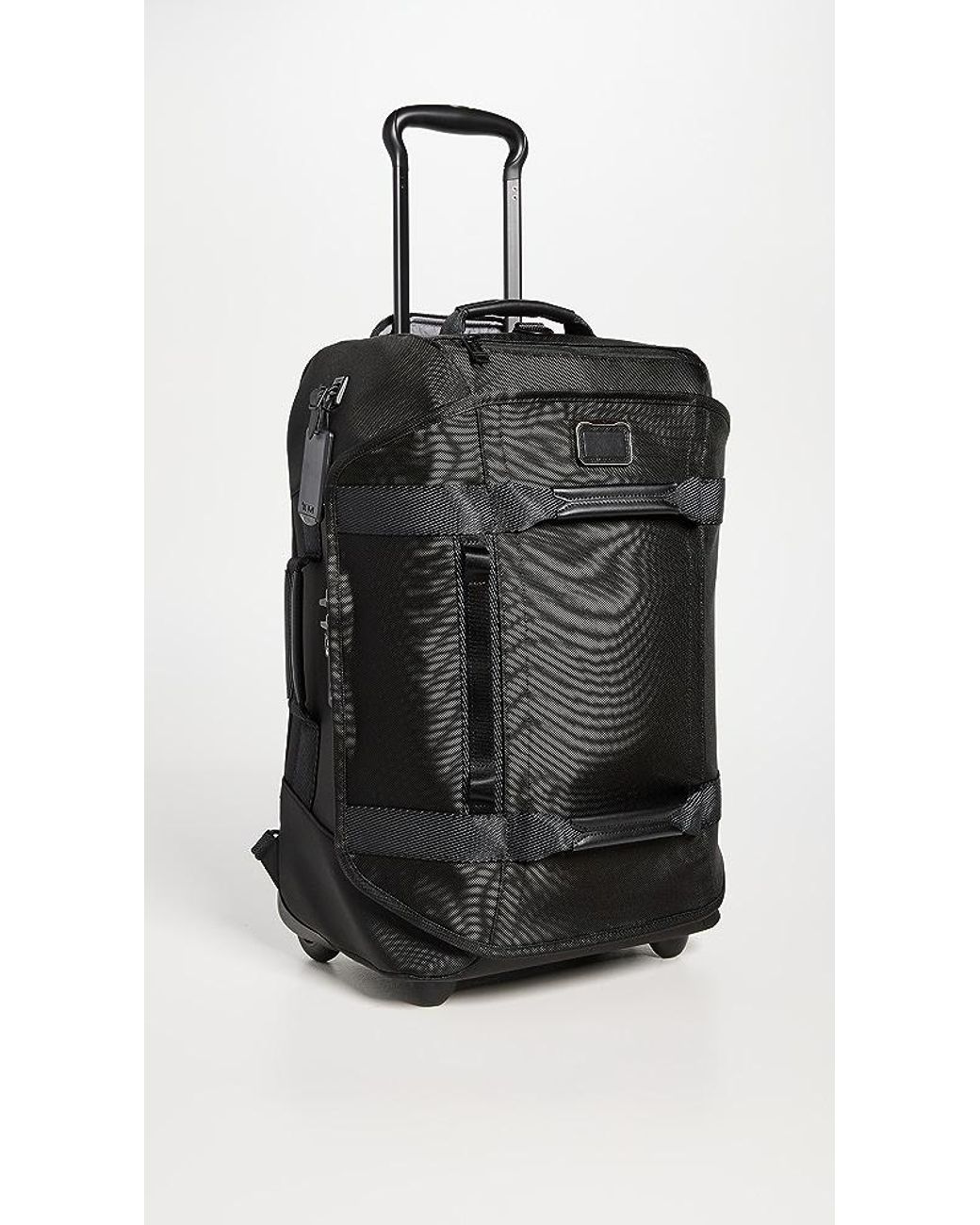 Tumi Alpha Bravo Wheeled Duffel Carryon in Black Lyst
