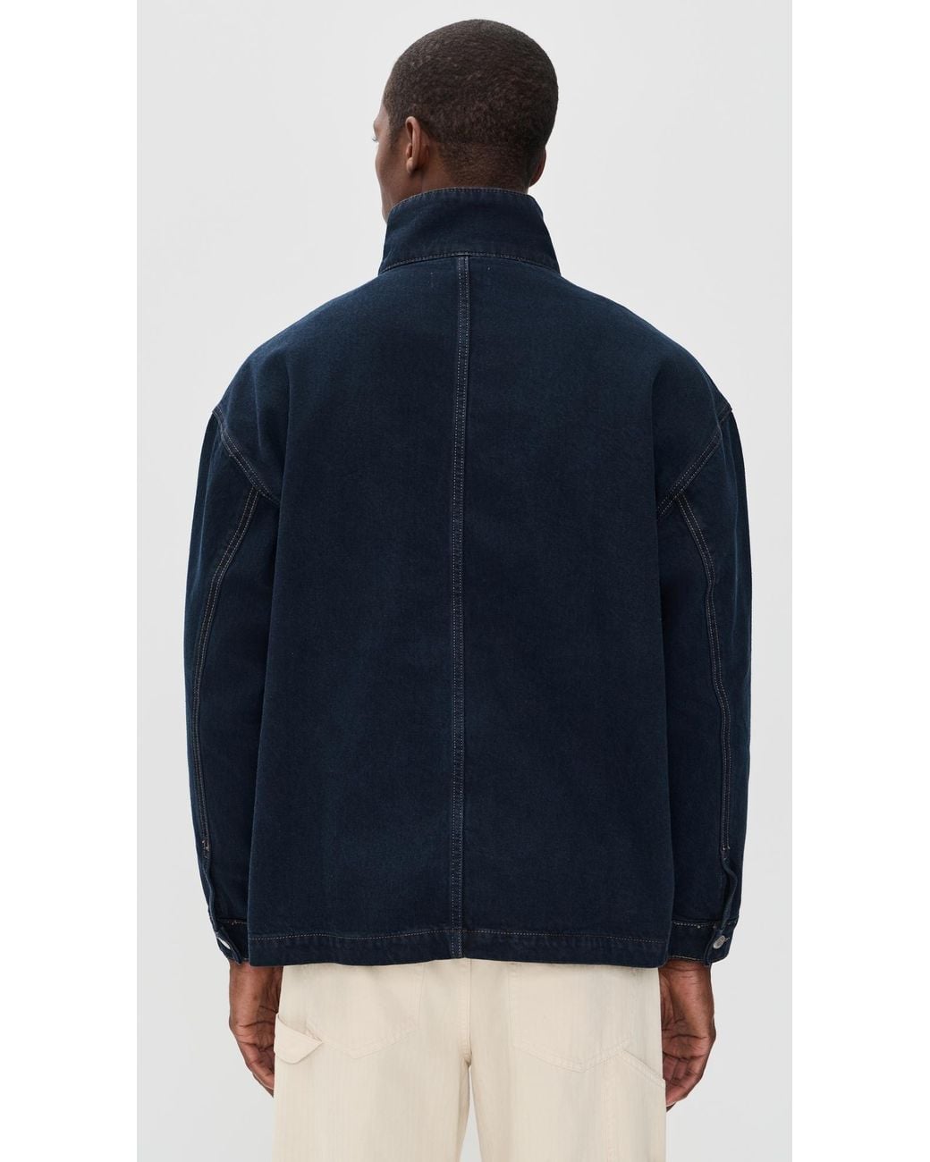 Warp & Weft Blue Cdmx Jacket for men