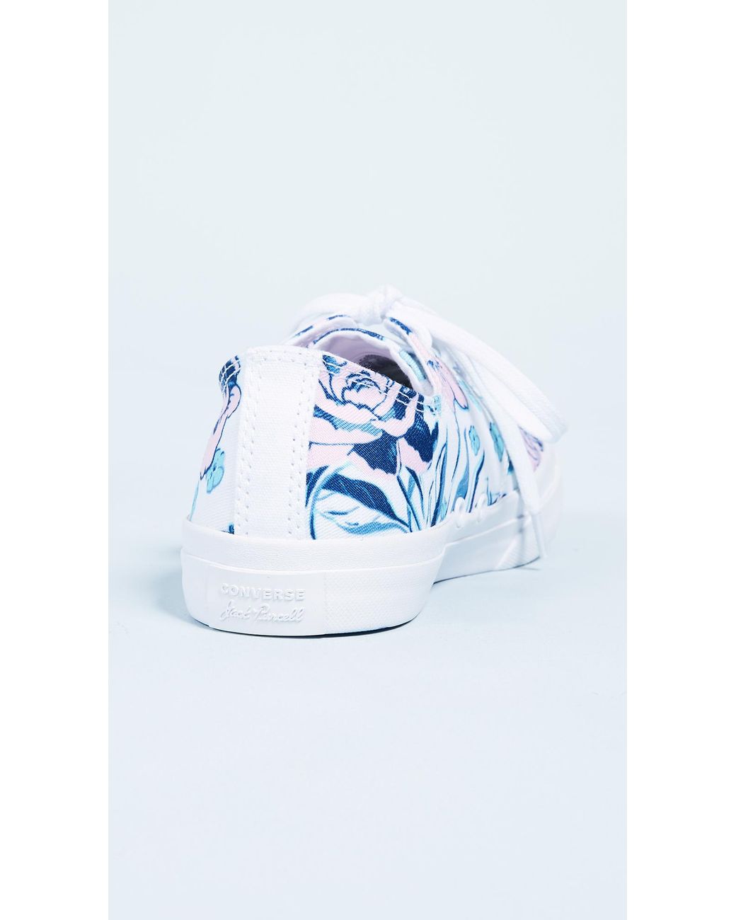 Converse Jack Purcell Floral Print Sneakers in Blue | Lyst