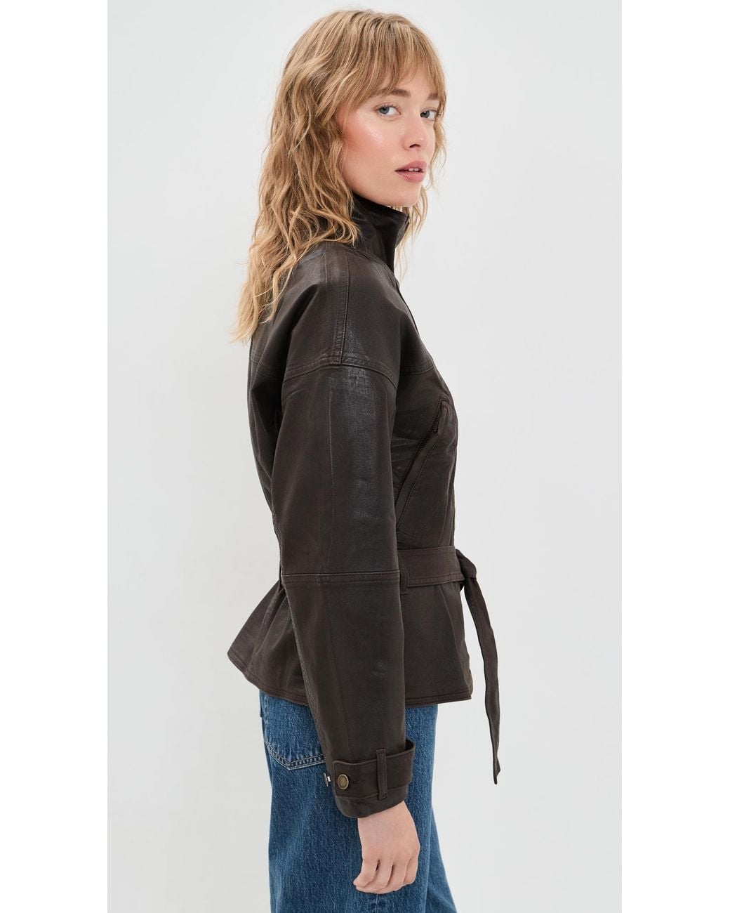 Ramy Brook Black Coated Robin Jacket