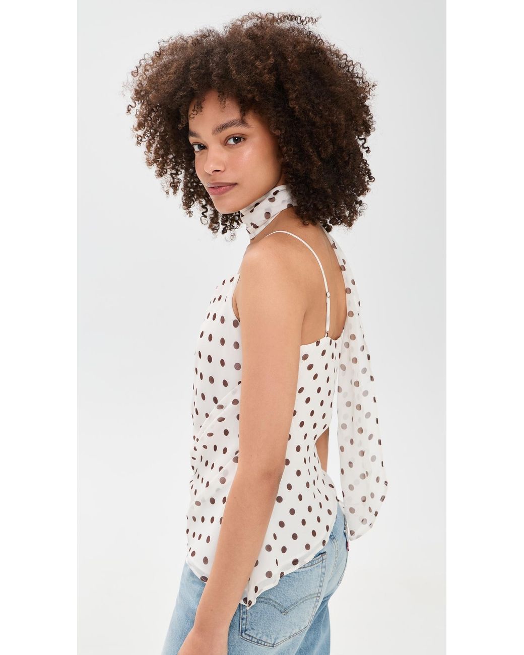 Astr White Adrie Top