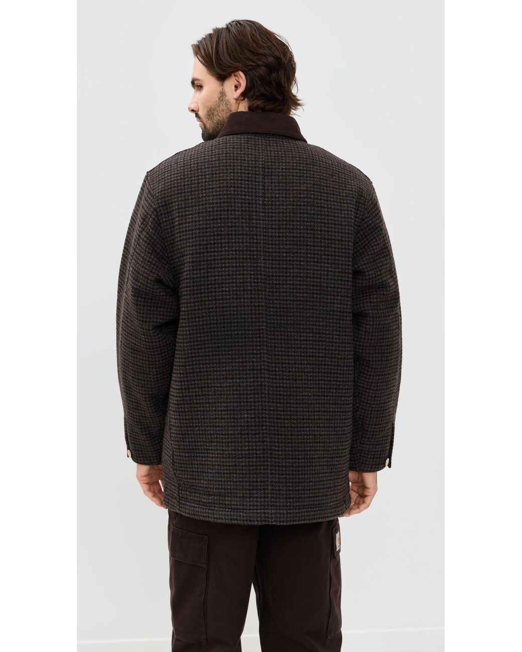 Carhartt Lowis Chore Coat in Black for Men | Lyst Canada
